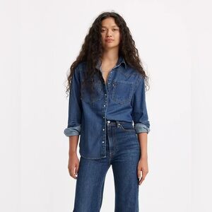 Levi’s New Size XS Women’s TEODORA WESTERN SHIRT